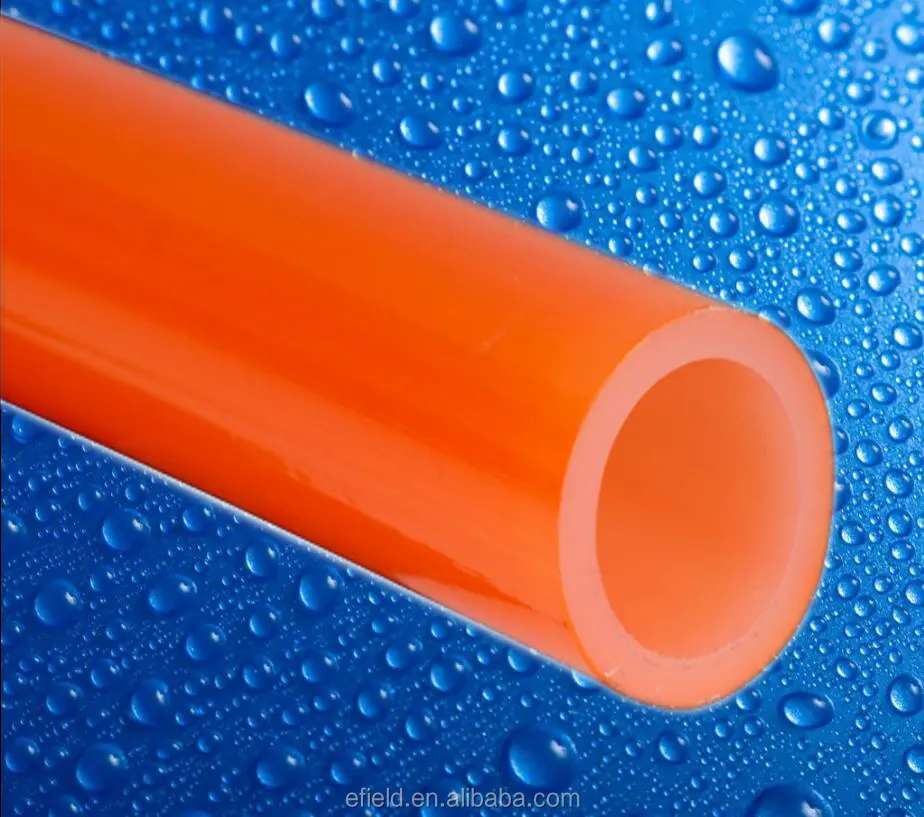 16mm-32mm kunststoff heißer wasser heizung pex rohr, rot und schwarz anti UV wärme beständig kunststoff rohr