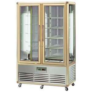 Vàng Color Rotating Bánh Showcase/Hiển Thị Tủ Lạnh/Bánh Tủ Trưng Bày - Product Image 1