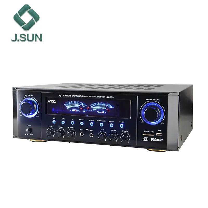 Hot sale audio Power Amplifier digital echo av karaoke amplifier