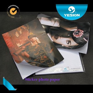 Yesion autoadhesivo premium rc high glossy inkjet photo paper for imprimible label, <span class=keywords><strong>Libro</strong></span> raspado, Photo salida, Photo album - Product Image 1