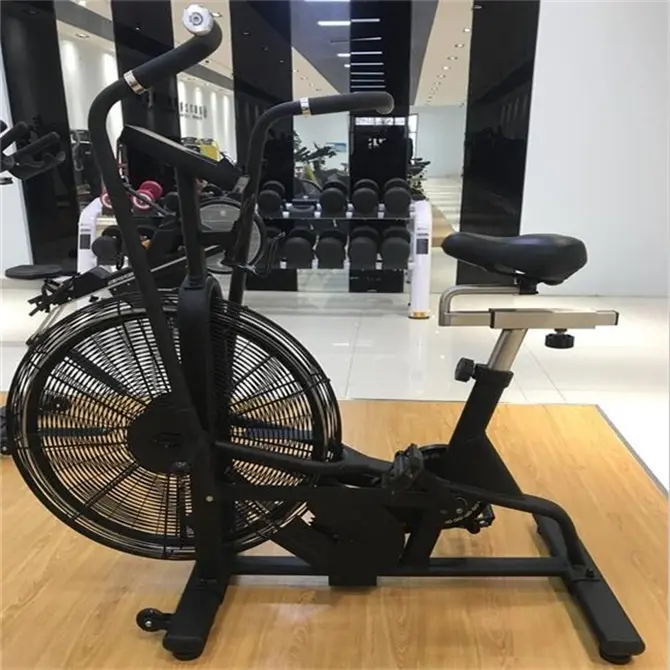 इनडोर व्यायाम बाइक के साथ स्क्रीन हवा बाइक जिम उपकरण कीमत