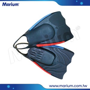 Soft Foot Pockets Short Blade Rubber Fins For Surf Swimming Fins - Product Image 5