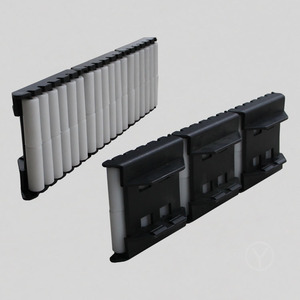 รางเลื่อนด้านข้างแบบลูกกลิ้งพลาสติกสำหรับสายพานลำเลียง - Product Image 4