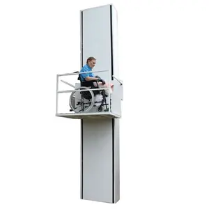 Гидравлический наружный комнатный вертикальный подъемник инвалидной коляски высотой 3 м для инвалидов или пожилых людей
