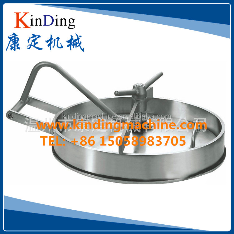 Гигиенический бак круглая крышка люка с лесенка для молочных напитков/нержавеющая сталь круглый люк