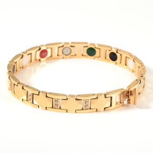 Bracelets semi-magnétiques en tungstène pour femmes, 5 en 1, éléments de mode, Ion négatif, Germanium, infrarouge, organique - Product Image 3