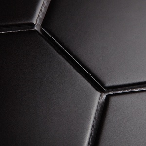Màu Đen Tường Gạch Gốm Hexagon <span class=keywords><strong>Mosaic</strong></span>, Tường <span class=keywords><strong>Mosaic</strong></span> Gạch - Product Image 2