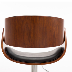 Tabouret de <span class=keywords><strong>bar</strong></span> en bois de noyer de haute qualité et effet <span class=keywords><strong>crocodile</strong></span> Tabourets haut de gamme Tabourets de <span class=keywords><strong>bar</strong></span> Meubles de salon - Product Image 5