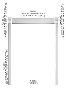 High-grade Polyurethane Building Decoration Cheap Pu Frame Door <strong>Window</strong> Trim <strong>Plastic</strong> - Product Image 5