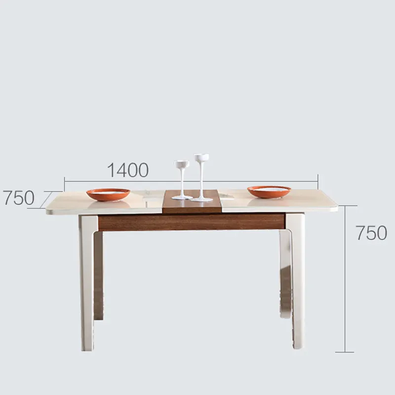 Table à manger unique en MDF, design moderne et simple, OEM, pour salle à manger, au bas prix, usine