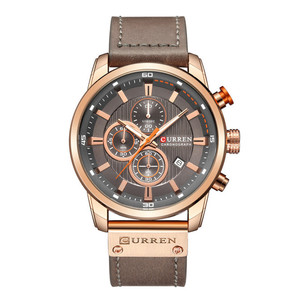 Reloj de cuarzo cronógrafo de marca CURREN, relojes deportivos para hombre, reloj de pulsera para hombre, reloj masculino 8291