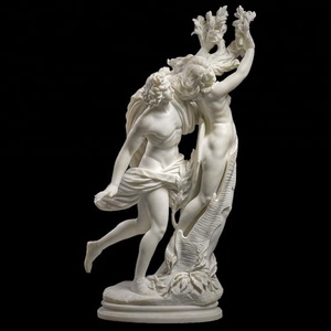Decoraciones al aire libre de tamaño real Esculturas romanas de Apolo y <span class=keywords><strong>Daphne</strong></span> de mármol blanco Garantía de 1 año - Product Image 4