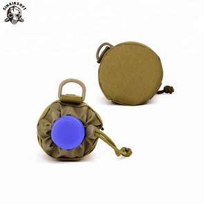 MOLLE tactical militar botella <span class=keywords><strong>del</strong></span> ejército escalada titular d-ring cordón bolsa senderismo viajes durable bolsa de agua bolsa - Product Image 3
