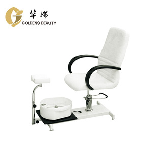 Poltrona Pedicure Girevole Regolabile in Altezza con Sollevamento Idraulico per Spa, Salone di Bellezza, in Pelle PU, OEM/ODM - Product Image 2