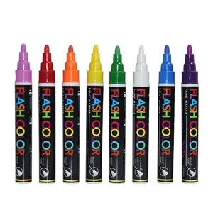 Acrylic Paint Pens for rock painting, Ceramic, Porcelain, Glass, Wood, Fabric, Canvas. Best for DIY Mug, Rock painting