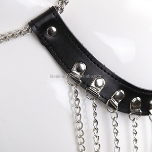 <span class=keywords><strong>BDSM</strong></span> Factory da donna in pelle Bondage <span class=keywords><strong>Lingerie</strong></span> per catena di abbigliamento Sexy da Club abbigliamento da notte per Cosplay - Product Image 5