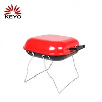 Barbecue Grill Portable Barbecue Grill Maison Extérieure Grand Épaissi  Charbon De Bois Camping Grill Convient pour Jardin BBQ