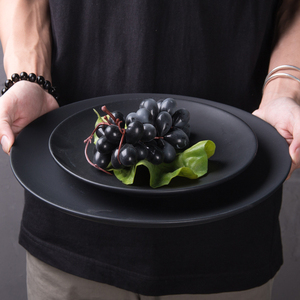 Nuovi Arrivi: Piatti in Porcellana Moderni e Semplici di Alta Qualità per Casa e Ristorante, Rotondi ed Ecologici, Ideali per il Ritorno a Scuola - Product Image 1