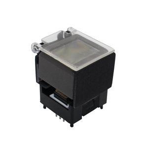 Lakeview 12V DC 0.1A 0.6 inç 64*32 piksel LED LCD OLED ekran anlık programlanabilir basmalı düğme anahtarı - Product Image 1