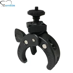 Lebih Sederhana Lebih Kuat Hitam Universal Sepeda Gunung Sepeda Motor Scooter Handlebar Mount untuk Action Camera DSLR DVR DV