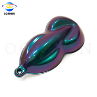Caméléon effet arc-en-ciel paillettes pigments couleur métallique changeant or peinture poudres