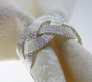 Bunte serviette ring
