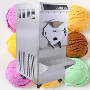 Italienischen Gelato Fest Dienen Eis Maschine