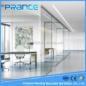 Muebles <span class=keywords><strong>de</strong></span> oficina barato 10mm mampara <span class=keywords><strong>de</strong></span> cristal templado - Product Image 4