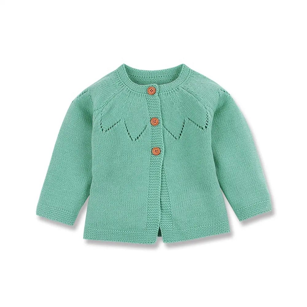 Уютная трикотажная куртка для маленьких девочек от 0 до 24 месяцев пуловер Одежда для крещения свитер кардиган