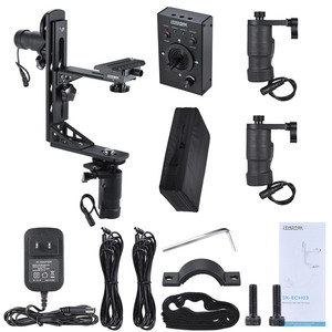 SK-ECH03 Điện <span class=keywords><strong>Tripod</strong></span> <span class=keywords><strong>Head</strong></span> 360 độ <span class=keywords><strong>Pan</strong></span> Cơ Giới Đầu Nghiêng cho DSLR Máy Ảnh Studio Chụp Ảnh - Product Image 4