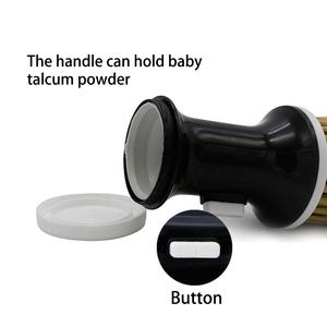 Grosir Sikat Penata Rambut Serat Sapu Leher Sikat Tukang Cukur Rambut Sikat Pembersih Debu Leher dengan Dispenser Bubuk - Product Image 3