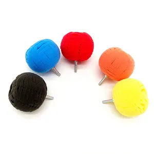 OEM 4 Inch Foam Car Tyre Polish Ball Detailing Car Sponge Drill Machine Polishing Pads Buffing Pads Polish Car