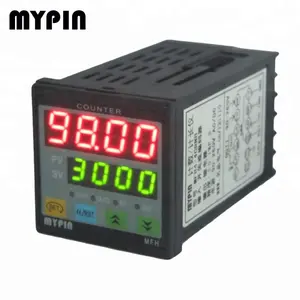 Panel contador LED rojo de 24V y 4 dígitos, interruptor de proximidad resistente al agua, Sensor PNP