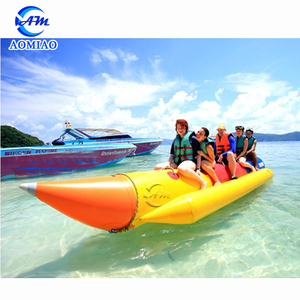 Vente en gros flotteur PVC double tubes gonflable bateau banane volant gonflable poisson volant - Product Image 2