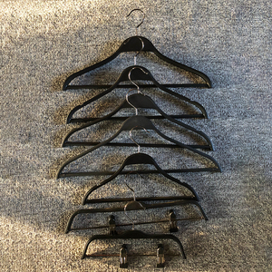 Tùy Chỉnh Quần Áo Móc Hiển Thị Coat Hanger Nhựa Chống Trượt - Product Image 5