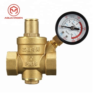 RV su basıncı regülatörü Pirinç Ayarlanabilir Basınç Düşürücü Vana w Ölçer 3/4" - Product Image 4