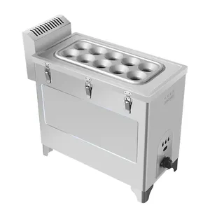 Stainless Steel Alat Dapur Telur Sosis Mesin Full Automatic Egg Roll Membuat Mesin Makanan Ringan Mesin