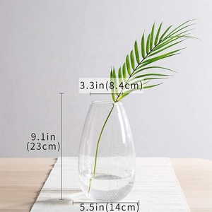 <span class=keywords><strong>Vase</strong></span> à fleurs en verre Borosilicate Style européen, grand cylindre transparent pour mariage, 1 pièce - Product Image 4