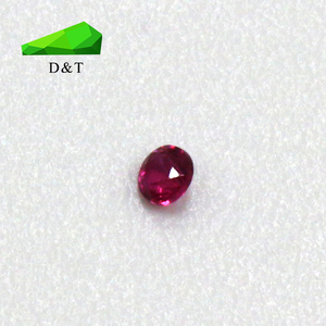 卸売ラウンドカットルース宝石用原石天然未処理鳩血ルビー宝石用ブレスレット作り - Product Image 5