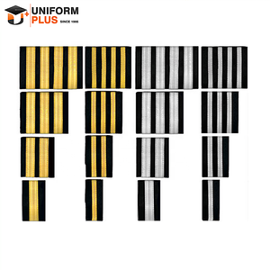 Bacheche da spalla del capitano marino della compagnia aerea personalizzate con spalline da ricamo - Product Image 3