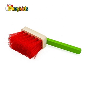 New Arrival Funny <strong>Cleaning</strong> <strong>Set</strong> <strong>Toy</strong> Wooden Kids Broom <strong>Set</strong> for Pretend Play W10D200 - Product Image 4