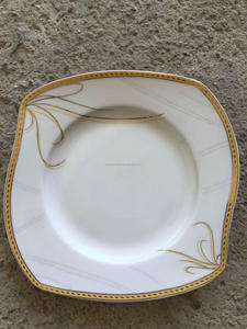 Set da Pranzo in <span class=keywords><strong>Ceramica</strong></span> Stile Egiziano Classico 125 Pezzi, Forma a S Quadrata, Porcellana <span class=keywords><strong>Turca</strong></span> - Product Image 3