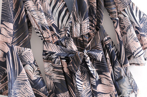 Bohemio <span class=keywords><strong>de</strong></span> verano nueva <span class=keywords><strong>de</strong></span> moda <span class=keywords><strong>de</strong></span> las mujeres V profunda irregular vestido sexy - Product Image 4