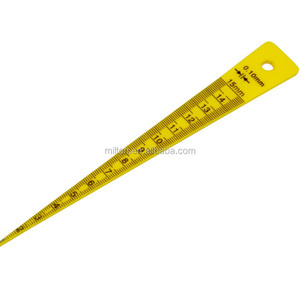 Kombinations-Fühlerlehre 1-15mm 150mm mit Lineal, Kunststoff-Fühlerlehre - Product Image 4
