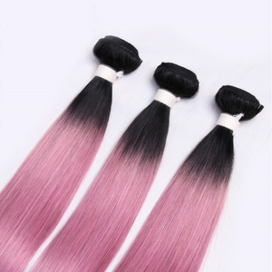 1 extension de <span class=keywords><strong>cheveux</strong></span> naturels <span class=keywords><strong>pour</strong></span> courtes cuticules, tissage en lot de mèches, vierges roses, haute qualité - Product Image 2