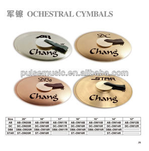 Chang DC 14 "đường kính <span class=keywords><strong>B20</strong></span> Đồng dàn nhạc cặp <span class=keywords><strong>Cymbals</strong></span> cho diễu hành với âm thanh rõ ràng và sắc nét - Product Image 5