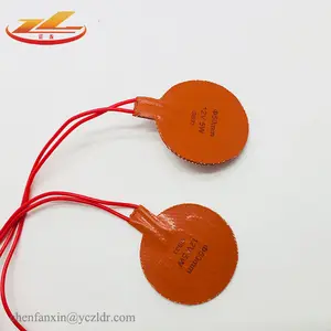 24V Small Diameter Round Silicone Heater Pad