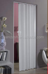 ฉากกั้นห้องแบบราง แผ่นผนังพีวีซี ประตูพลาสติกแบบพับ - Product Image 2