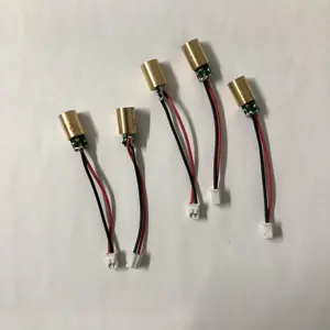 Modul Laser Dioda Sinar Laser Dot Merah 5Mw, 8X11Mm 650Nm Kualitas Tinggi 1Mw untuk Aplikasi Pointer/Pencari Jarak Jauh/Termometer