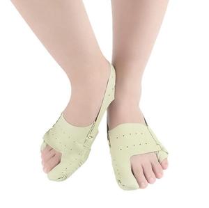 Alisador de dedos grandes de cuero, protección de férula, Hallux, Valgus, corrección, día y noche, mejora la transpirabilidad - Product Image 1